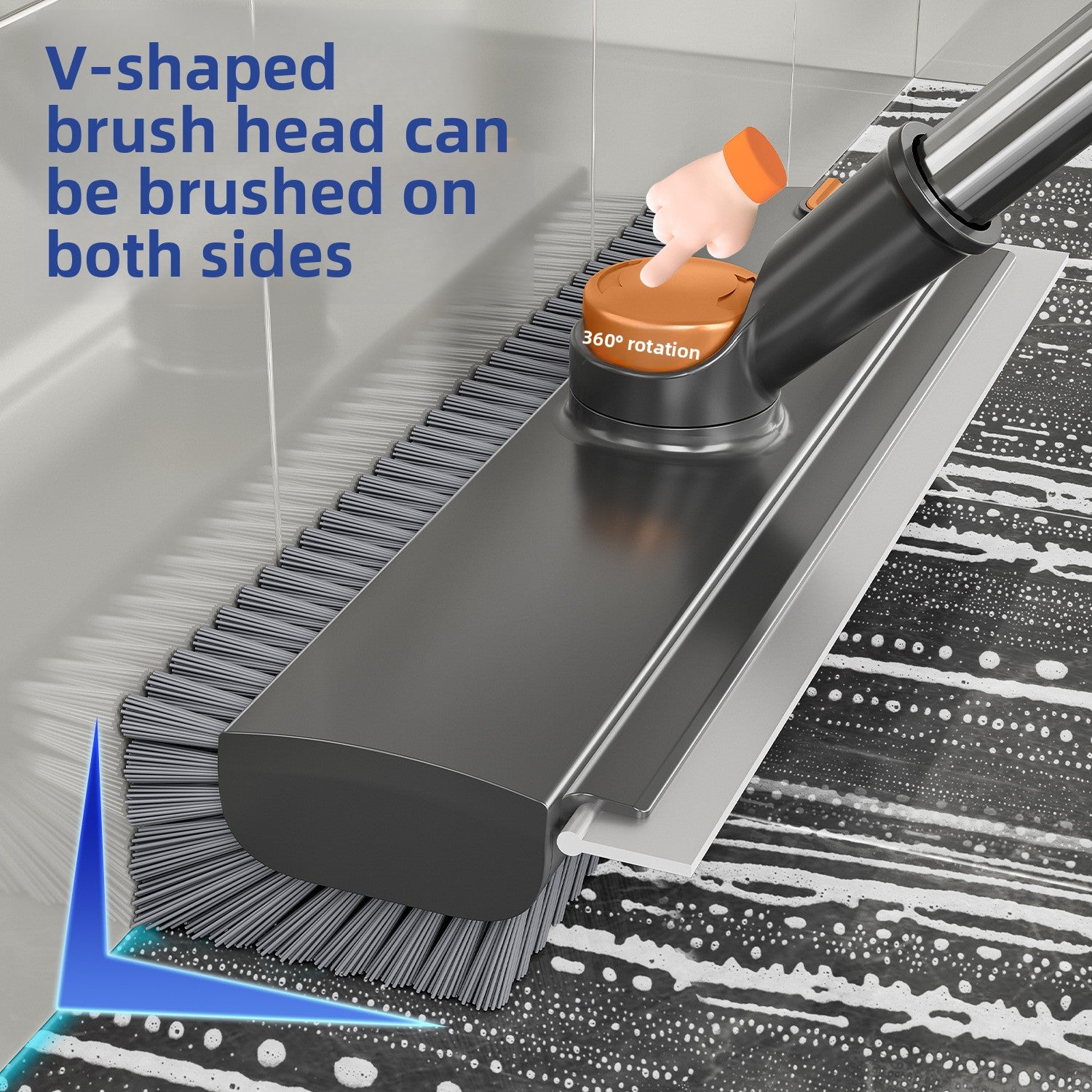 3-in-1 Scrub Brush - Your All-in-One Cleaning Solution!